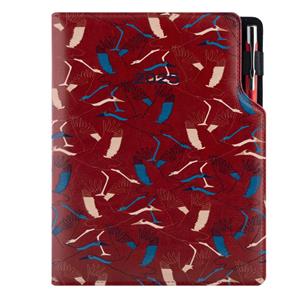 Diary DESIGN daily A5 2025 SK - burgundy - Grus