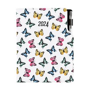 Diary DESIGN daily B6 2024 - Color Butterfly