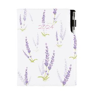 Diary DESIGN daily B6 2024 - Lavender