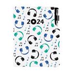 Diary DESIGN daily B6 2024 - Music