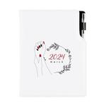 Diary DESIGN daily B6 2024 - Nails