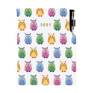 Diary DESIGN daily B6 2024 - Owl