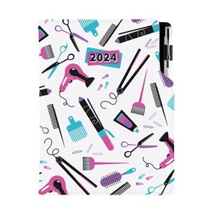 Diary DESIGN daily B6 2024 PL - Hairdresser