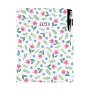 Diary DESIGN daily B6 2024 - Spring flowers