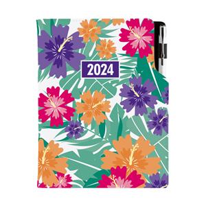 Diary DESIGN daily B6 2024 - Tropic