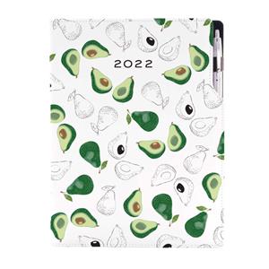 Diary DESIGN weekly A4 2022 - Avocado