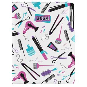 Diary DESIGN weekly A4 2024 - Hairdresser