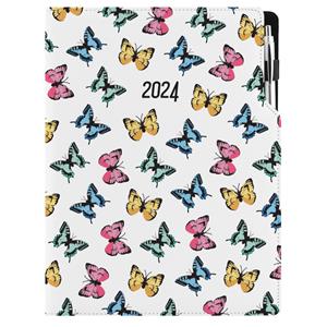 Diary DESIGN weekly A4 2024 PL - Color Butterfly