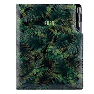 Diary DESIGN weekly A5 2025 CZ - black - Fern