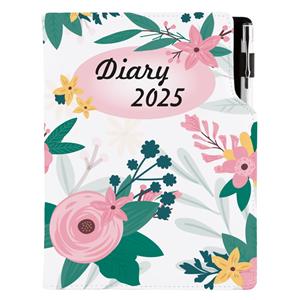 Diary DESIGN weekly A5 2025 CZ - Flowers