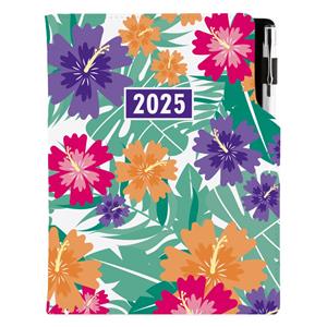 Diary DESIGN weekly A5 2025 CZ - Tropic