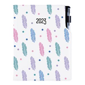 Diary DESIGN weekly B5 2023 PL - Feathers