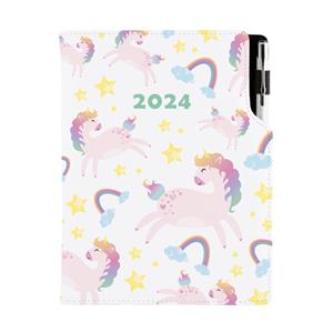 Diary DESIGN weekly B5 2024 PL - Unicorn