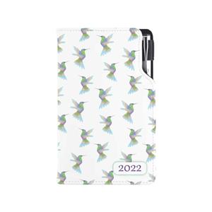 Diary DESIGN weekly pocket 2022 PL - Hummingbird