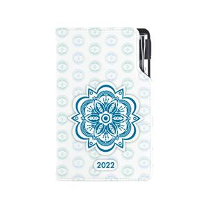 Diary DESIGN weekly pocket 2022 PL - Mandala blue