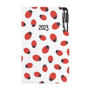 Diary DESIGN weekly pocket 2023 SK - Ladybug