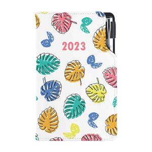 Diary DESIGN weekly pocket 2023 SK - Leaves