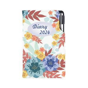 Diary DESIGN weekly pocket 2024 CZ - Autumn flowers