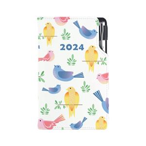 Diary DESIGN weekly pocket 2024 CZ - Birds