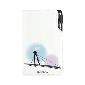 Diary DESIGN weekly pocket 2024 CZ - Bratislava