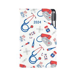 Diary DESIGN weekly pocket 2024 CZ - Doctor