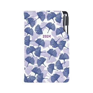 Diary DESIGN weekly pocket 2024 CZ - Ginkgo