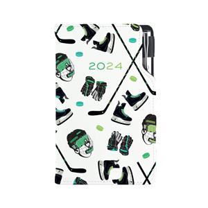 Diary DESIGN weekly pocket 2024 CZ - Hockey