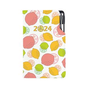 Diary DESIGN weekly pocket 2024 CZ - Lemon