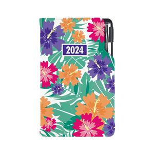 Diary DESIGN weekly pocket 2024 CZ - Tropic