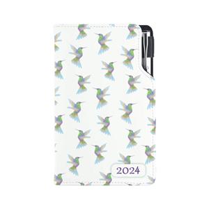 Diary DESIGN weekly pocket 2024 PL - Hummingbird