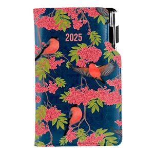 Diary DESIGN weekly pocket 2025 CZ - blue - Bullfinch