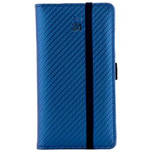 Diary ELASTIC weekly pocket 2024 Polish - blue/black rubber band