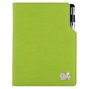 Diary GEP CRYSTAL daily A5 2024 Czech - light green