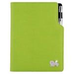 Diary GEP CRYSTAL daily A5 2024 Czech - light green