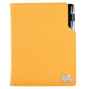 Diary GEP CRYSTAL daily A5 2024 Czech - mustard