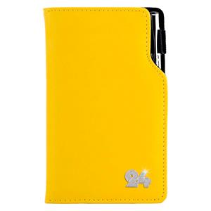 Diary GEP CRYSTAL weekly kapesní 2024 Czech - yellow