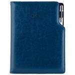 Diary GEP with ballpoint daily A5 2024 Polish - dark blue