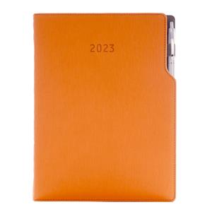 Diary GEP with ballpoint weekly A4 2023 - orange