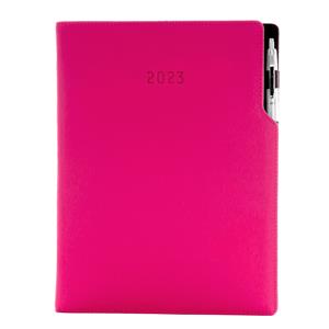 Diary GEP with ballpoint weekly A4 2023 - pink