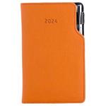 Diary GEP with ballpoint weekly pocket 2024 Polish - orange