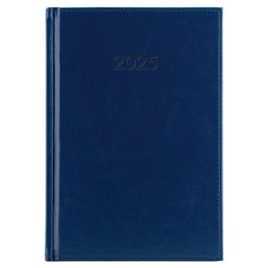 Diary LIBRA daily A5 2025 Czech - dark blue