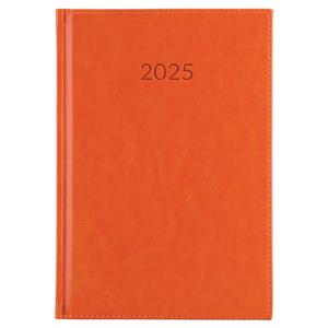 Diary LIBRA daily A5 2025 Czech - orange