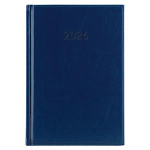 Diary LIBRA daily A5 2026 Czech - dark blue