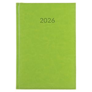 Diary LIBRA daily A5 2026 Czech - green