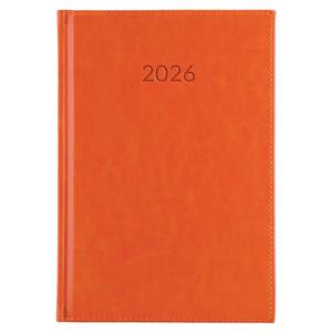 Diary LIBRA daily A5 2026 Czech - orange