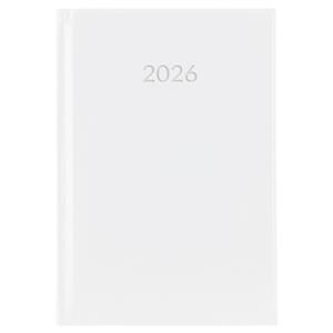 Diary LIBRA daily A5 2026 Czech - white