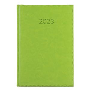 Diary LIBRA weekly A5 2023 Czech - green