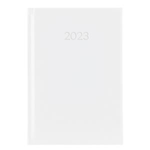 Diary LIBRA weekly A5 2023 Czech - white