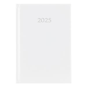 Diary LIBRA weekly A5 2025 Czech - white