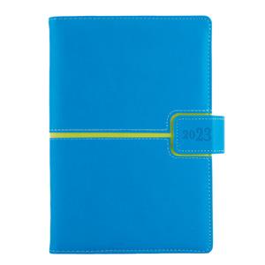 Diary MAGNETIC daily A5 2023 Slovak - blue/green